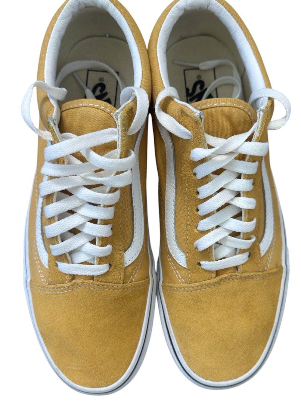 VANS sneakers Low-Top Suede Sneakers in Mustard Yellow